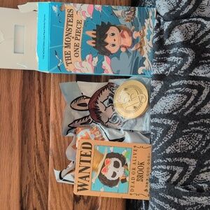 One Piece X Labubu Brook Figure New In Plastic